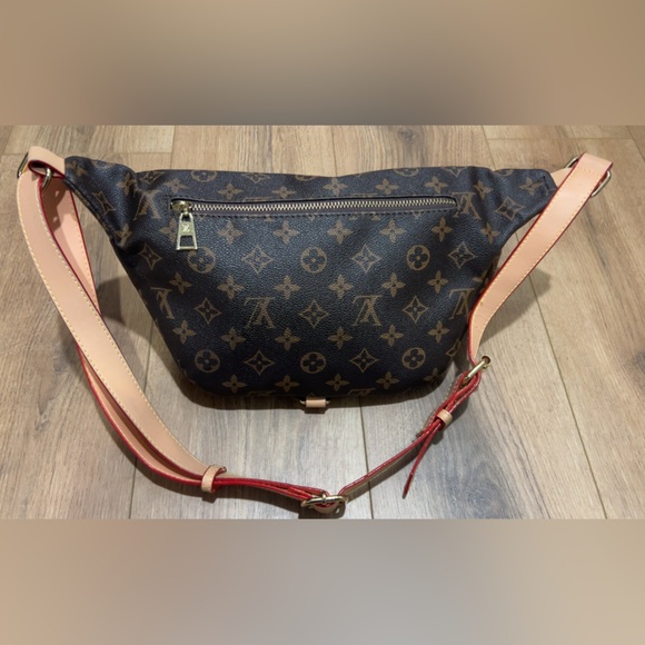 Brown Designer Monogram Shoulder Bag/Fanny Pack - Picture 5 of 8